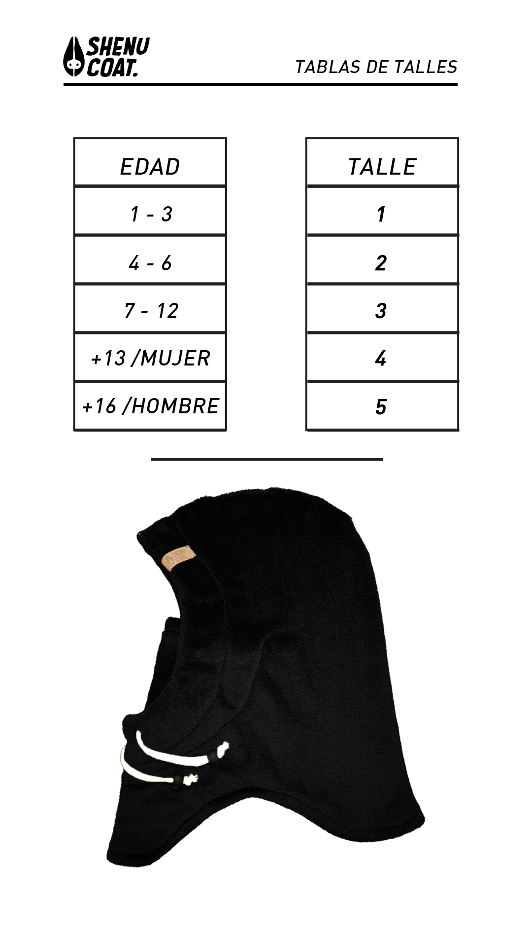 Tabla de talles